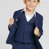 Navy Blue Kids Suit By SuitShop
