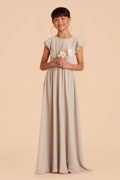 Celine Junior Dress - Neutral Champagne