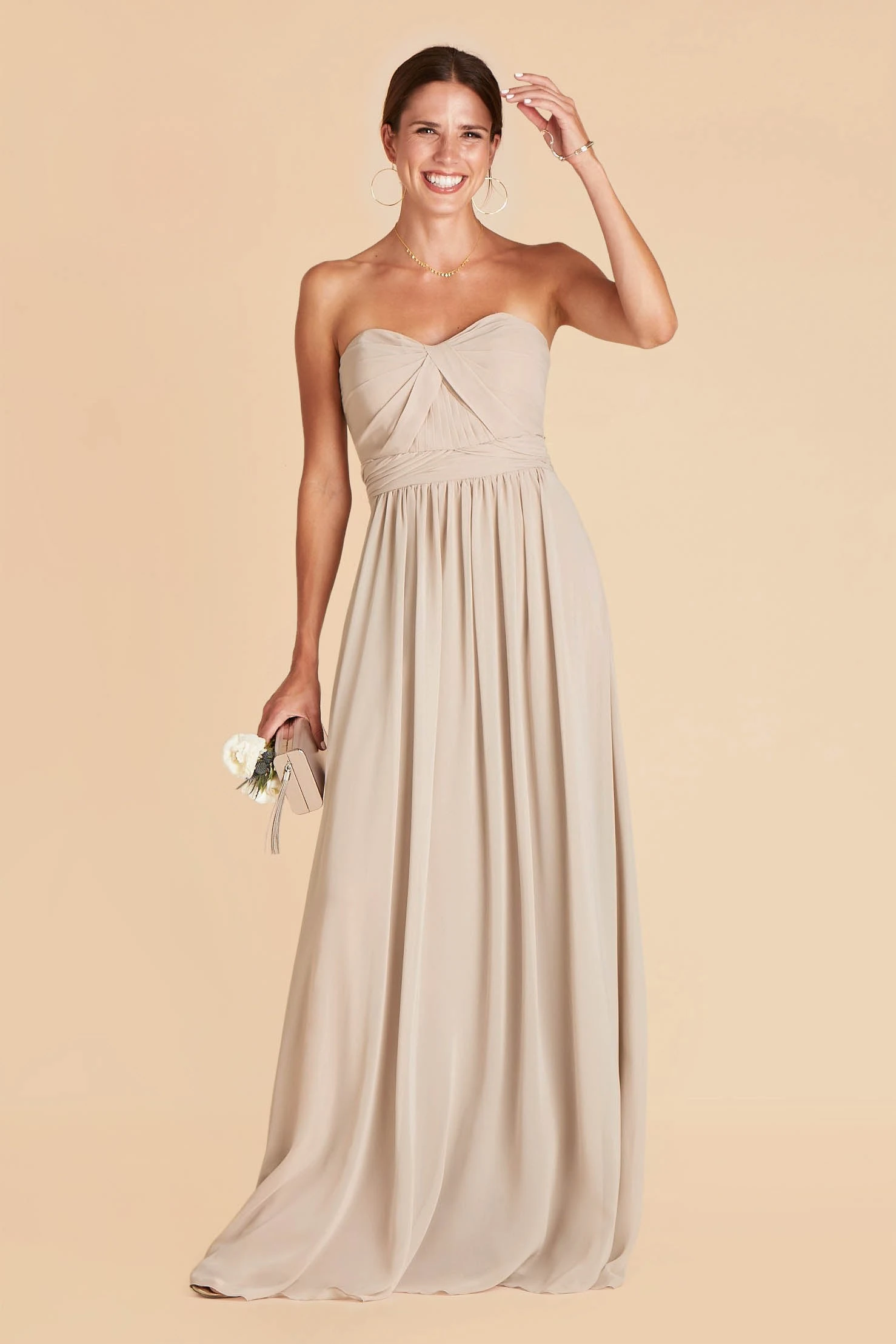 Grace Convertible Dress - Neutral Champagne - Image 8