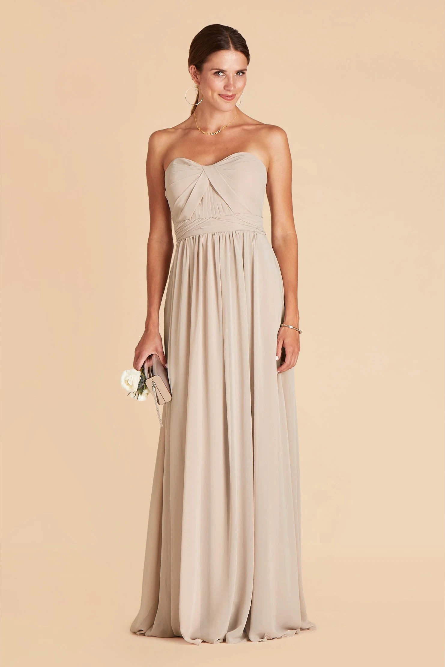 Grace Convertible Dress - Neutral Champagne - Image 10