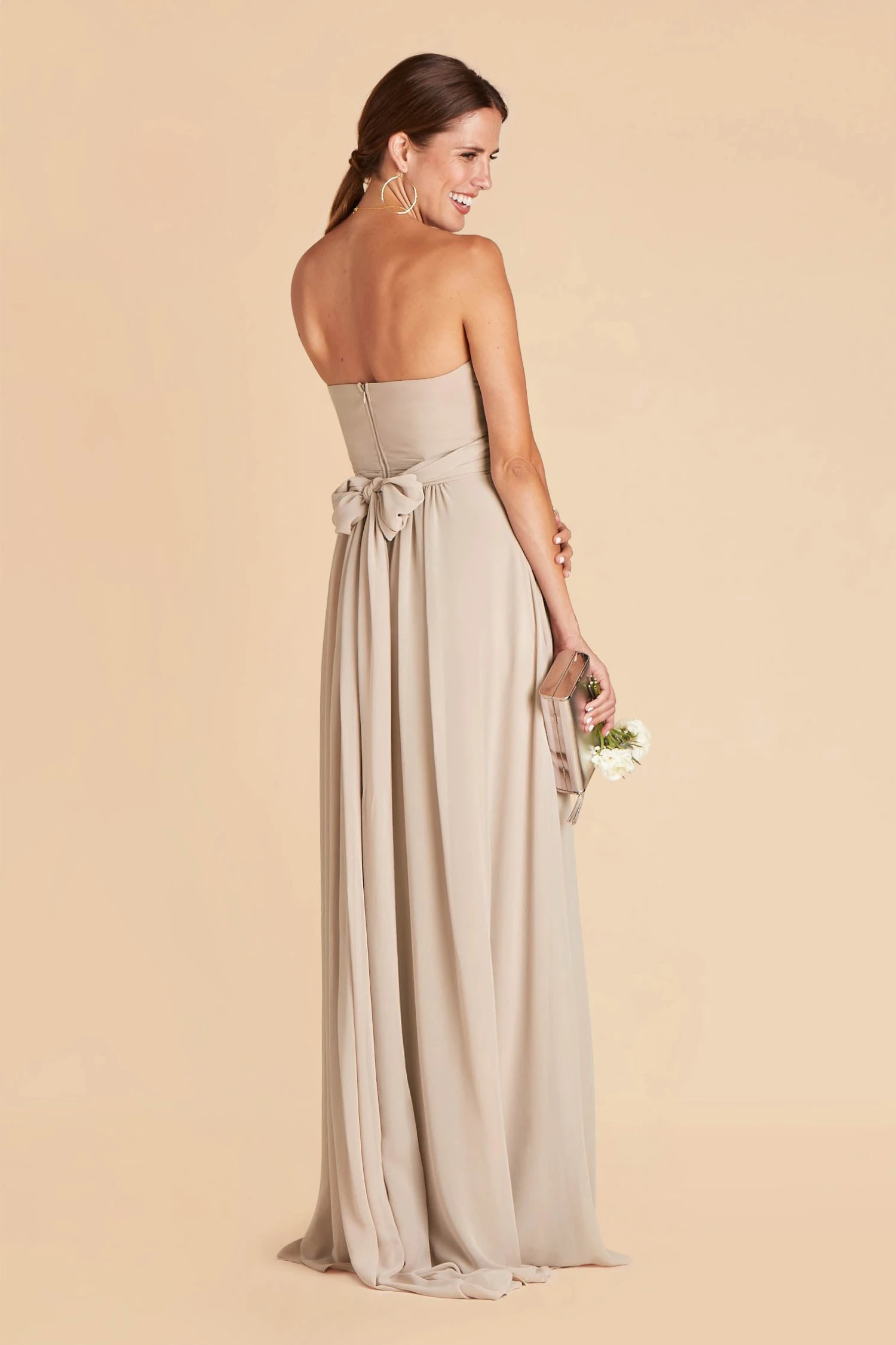 Grace Convertible Dress - Neutral Champagne - Image 11