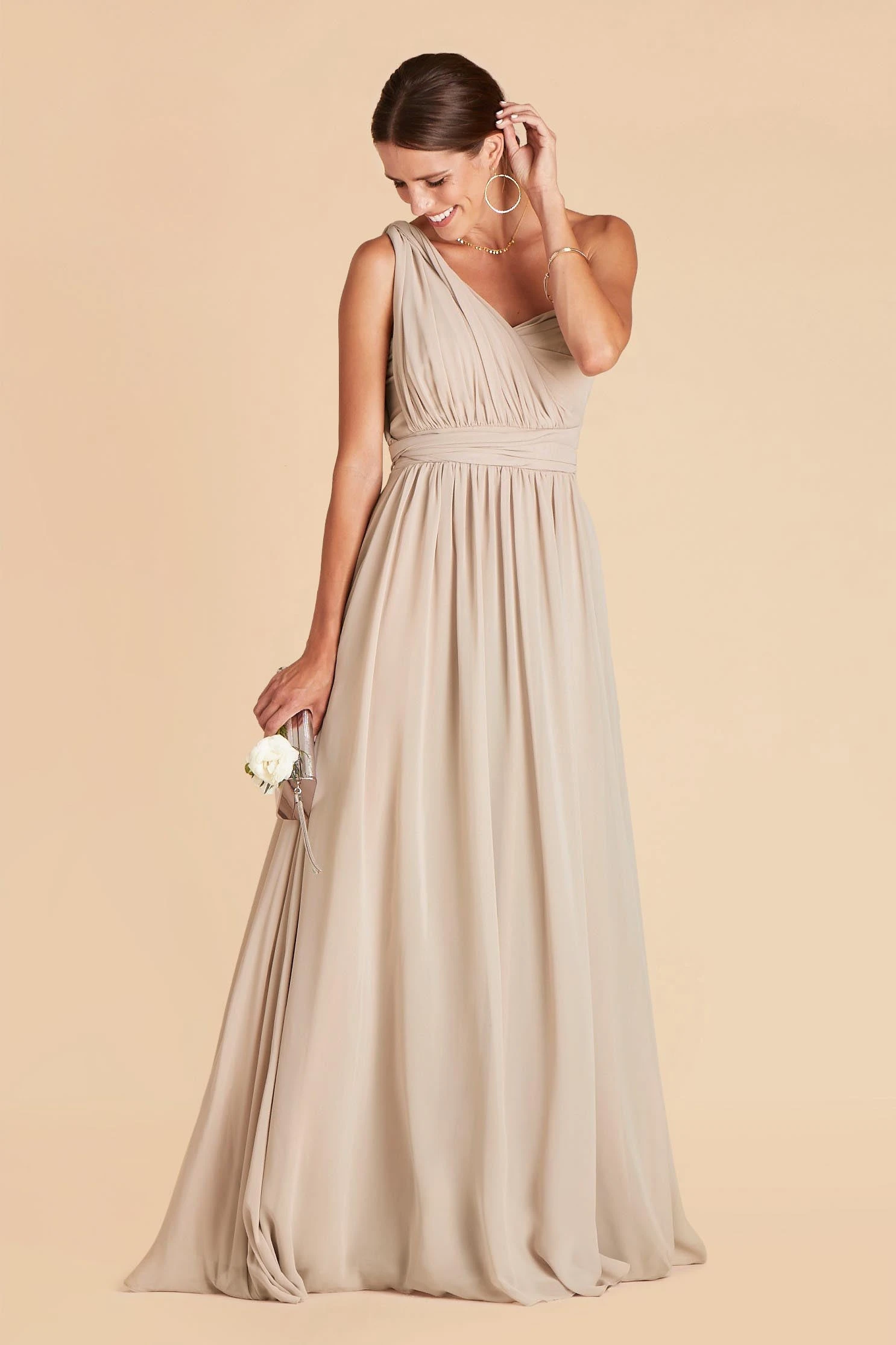 Grace Convertible Dress - Neutral Champagne - Image 9