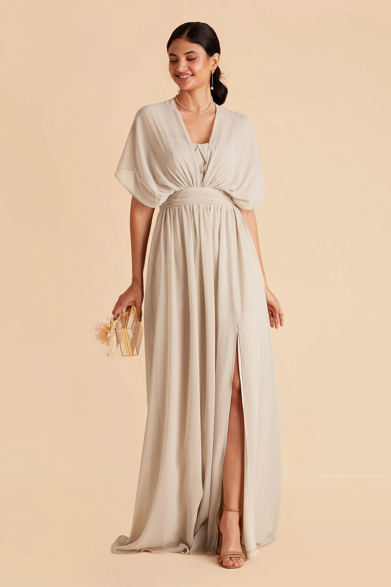 Grace Convertible Dress - Neutral Champagne - Image 4