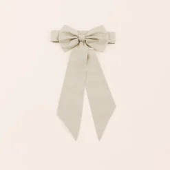 Liz Flower Girl Sash - Neutral Champagne