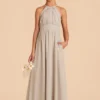 Sienna Junior Dress - Neutral Champagne