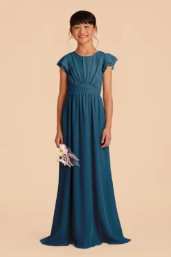 Celine Junior Dress - Ocean Blue