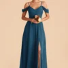 Devin Convertible Dress - Ocean Blue