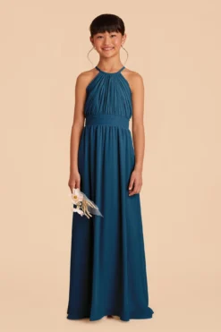 Sienna Junior Dress - Ocean Blue