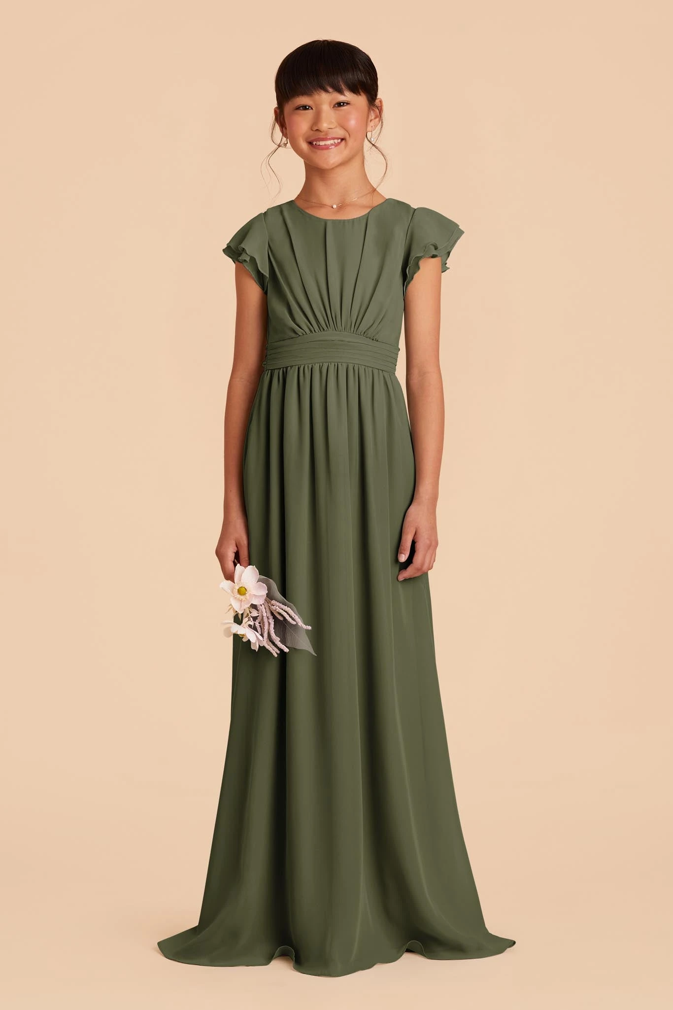 Celine Junior Dress - Olive