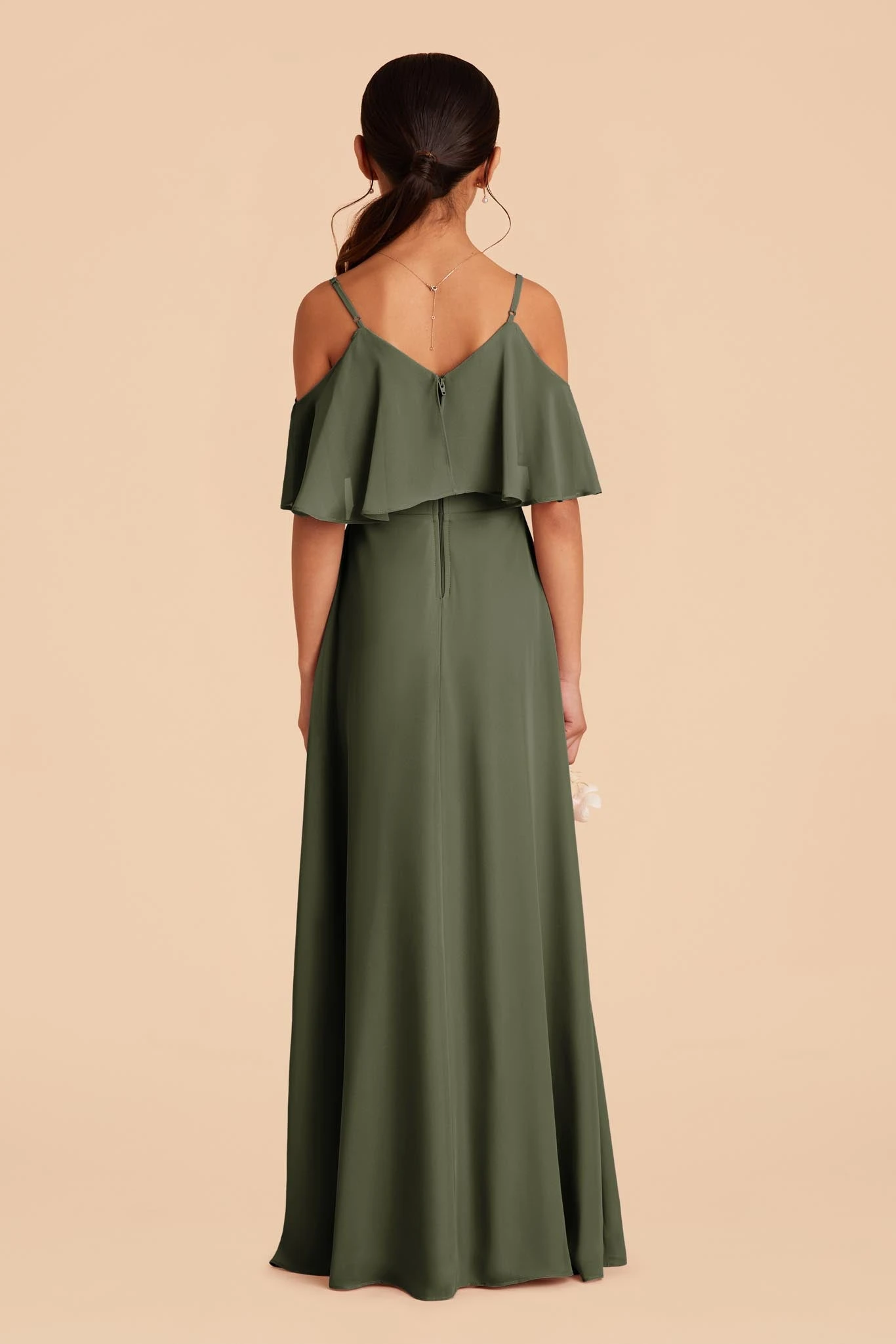 Janie Convertible Junior Dress - Olive - Image 5