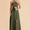 Juliet Chiffon Dress - Olive
