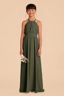 Sienna Junior Dress - Olive