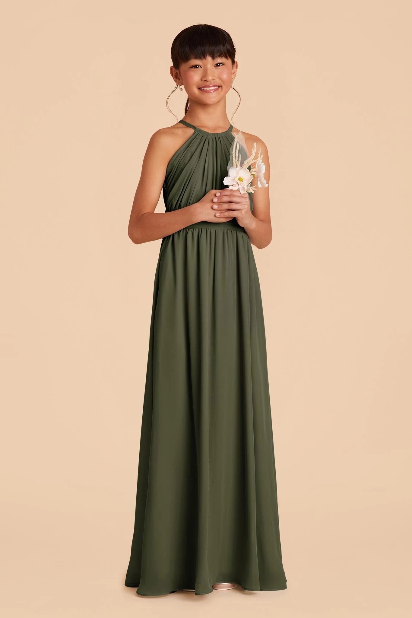 Sienna Junior Dress - Olive - Image 2