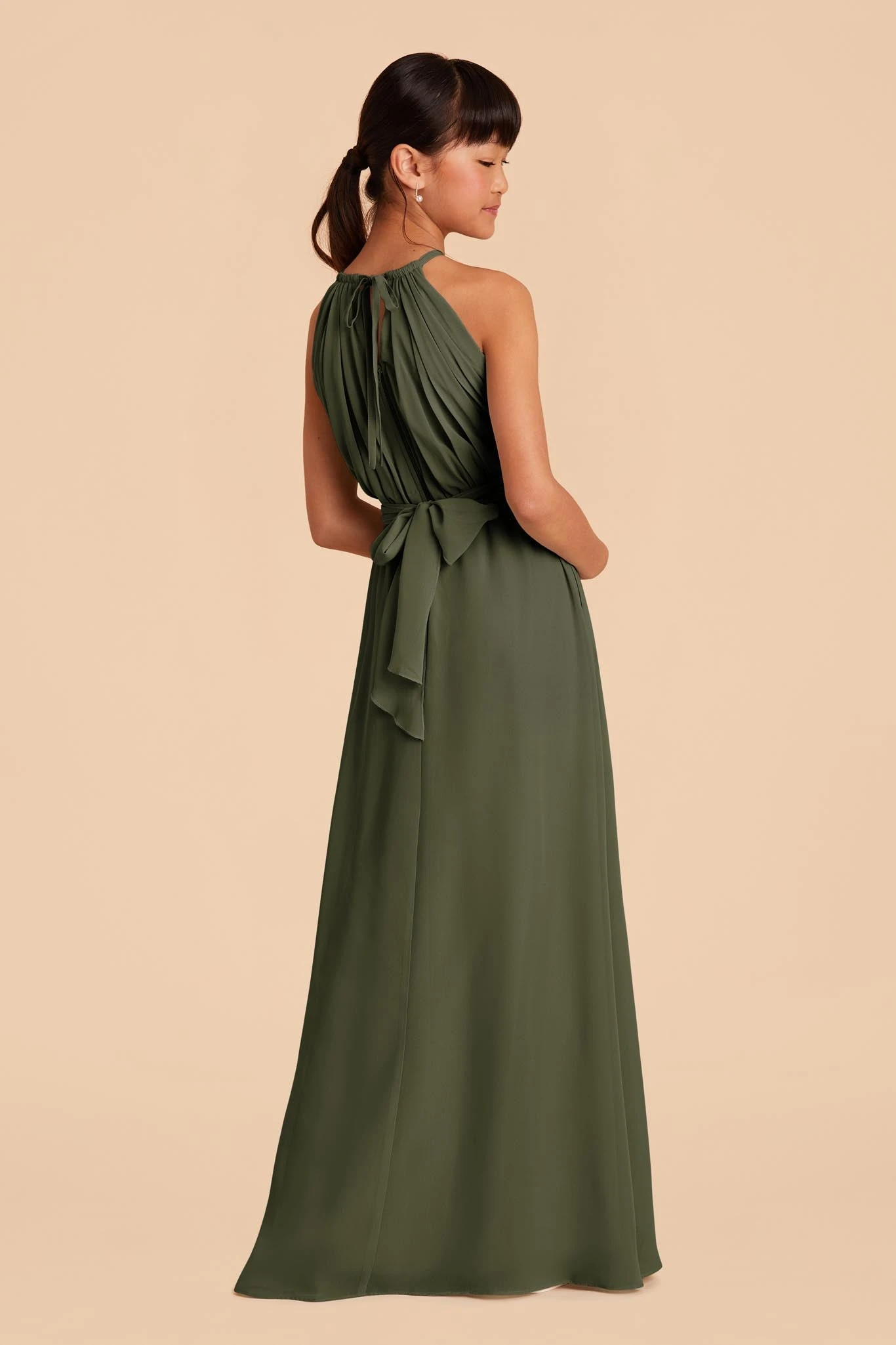 Sienna Junior Dress - Olive - Image 5
