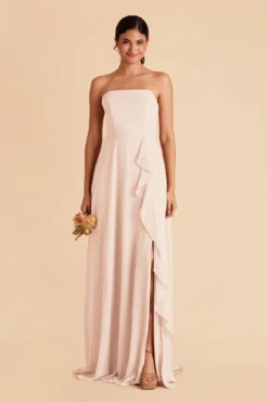 Winnie Convertible Chiffon Dress - Pale Blush