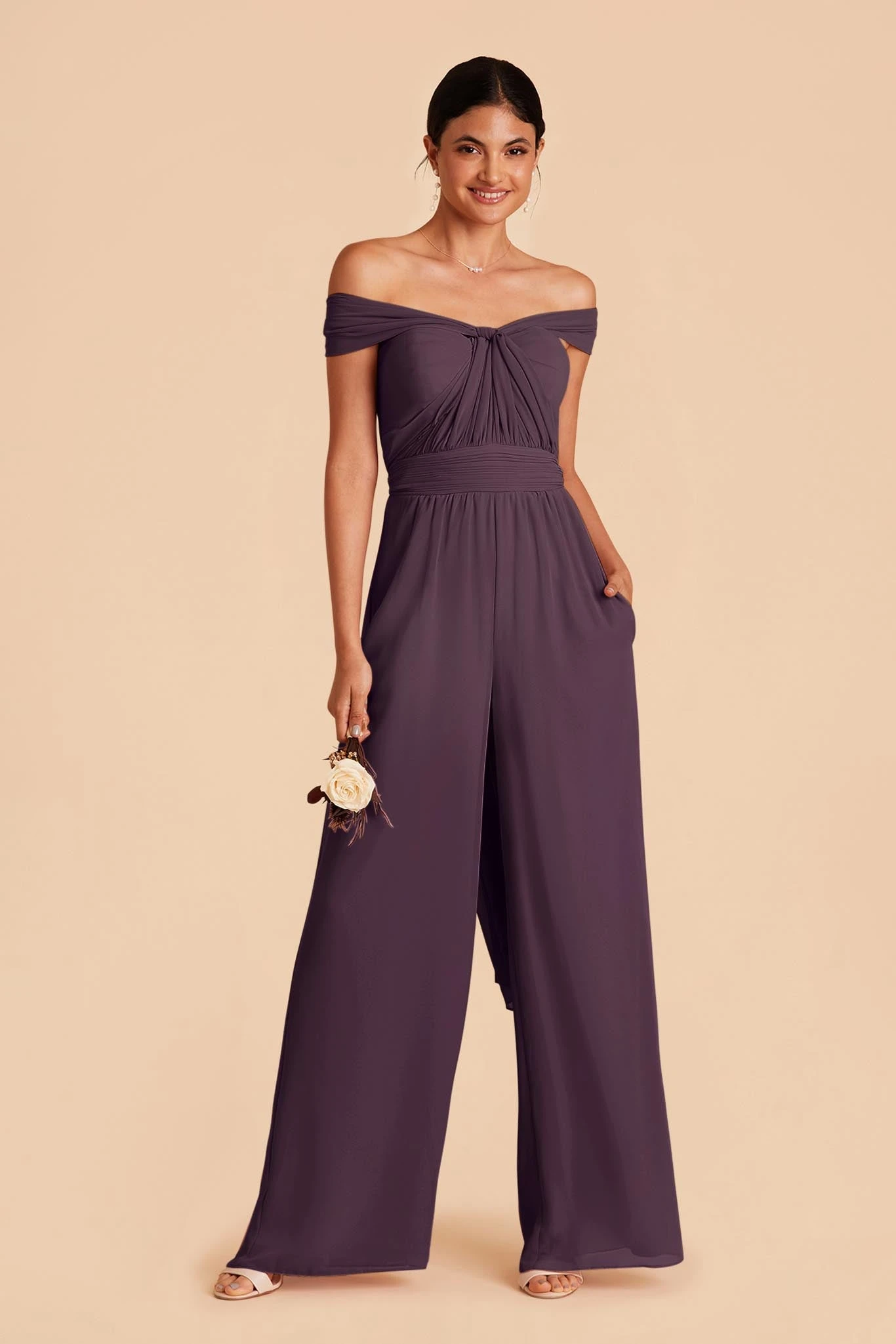 Gigi Convertible Jumpsuit - Plum