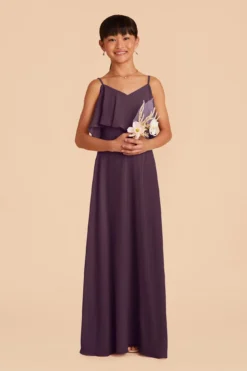 Janie Convertible Junior Dress - Plum