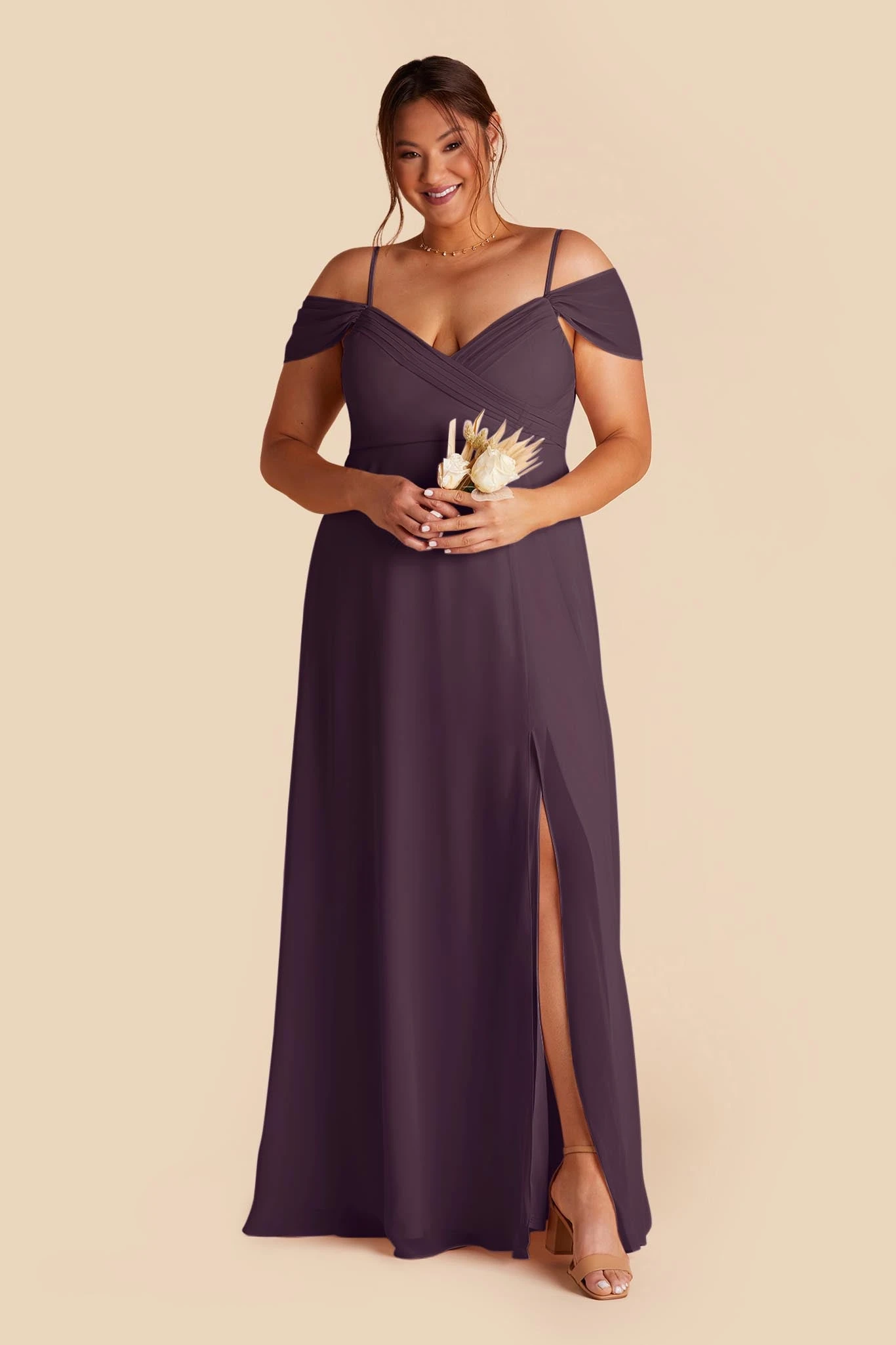 Spence Convertible Dress - Plum - Image 2
