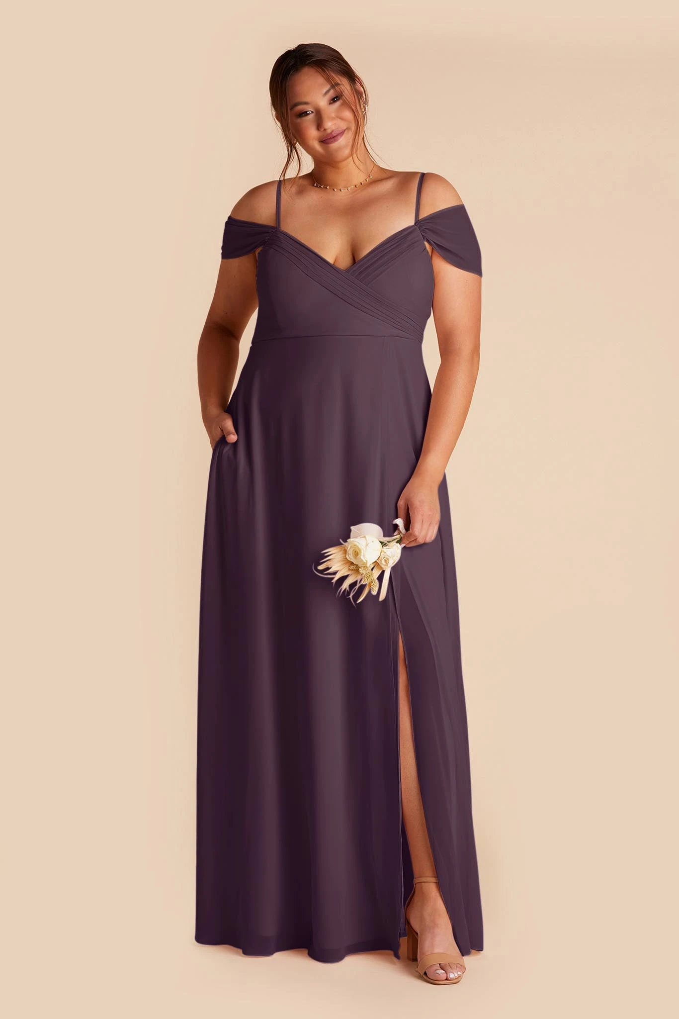 Spence Convertible Dress - Plum - Image 6