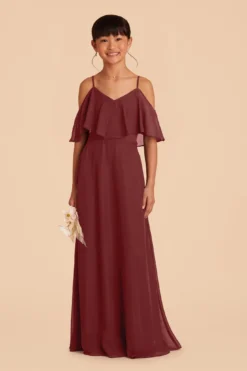 Janie Convertible Junior Dress - Rosewood