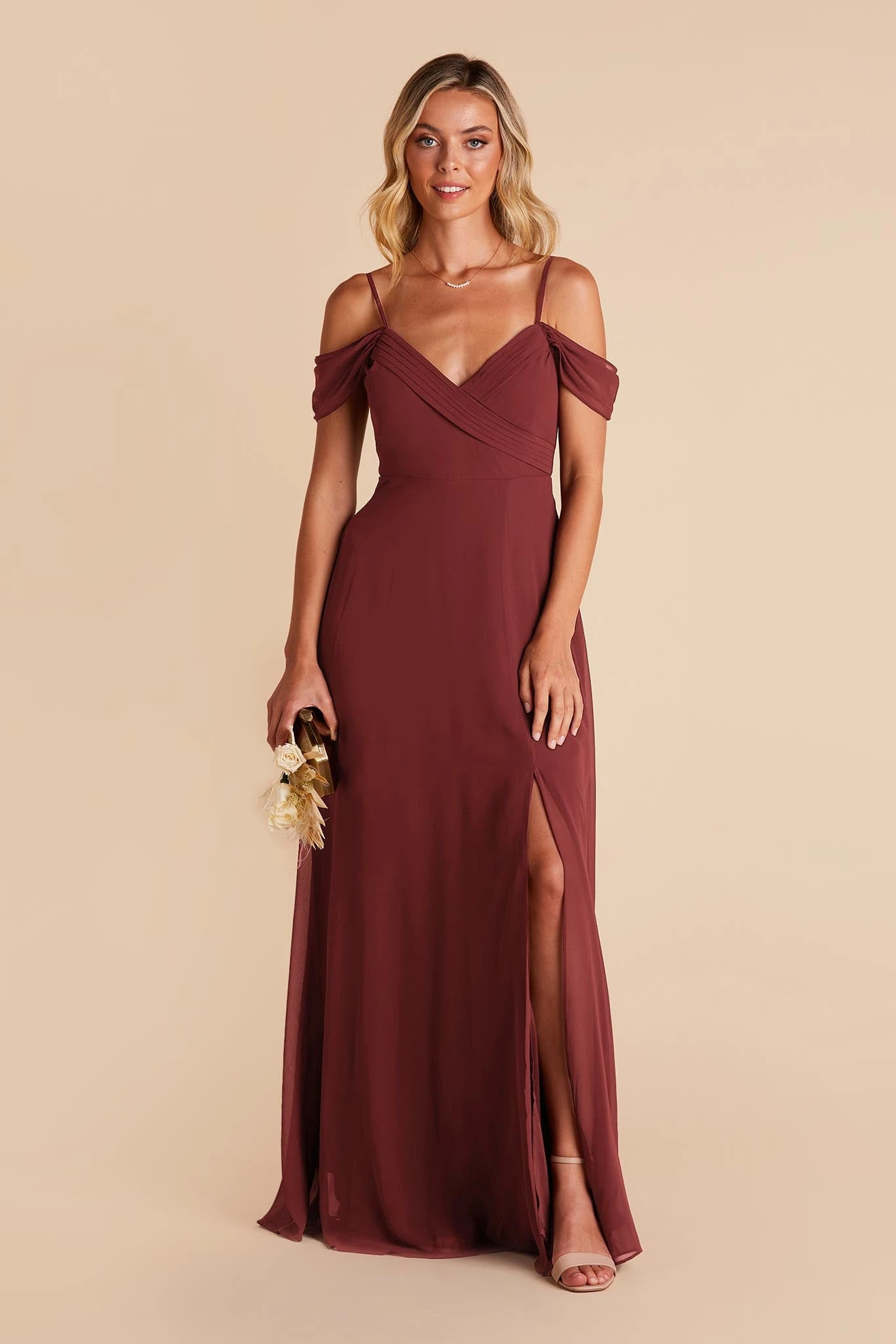 Spence Convertible Dress - Rosewood - Image 3