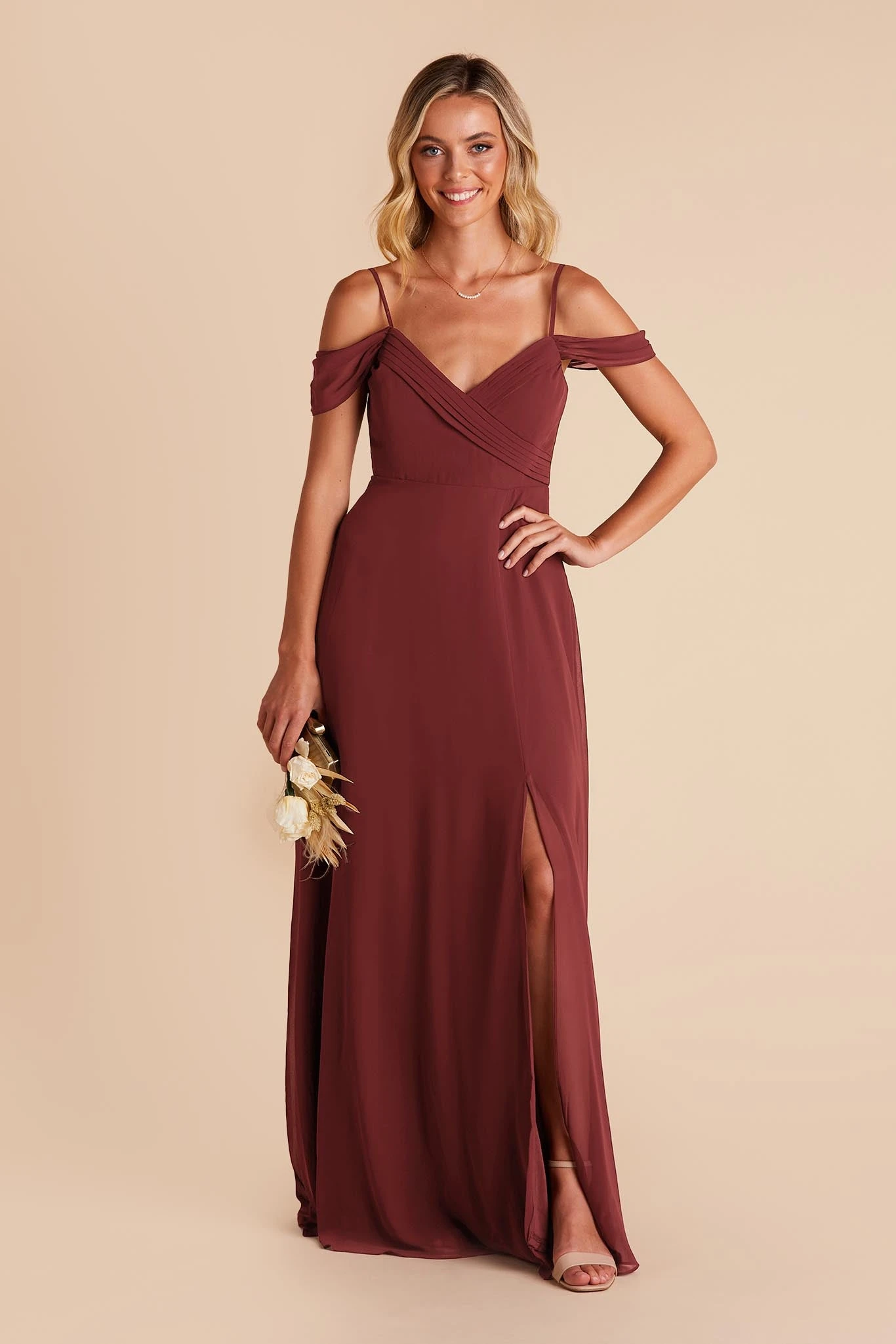 Spence Convertible Dress - Rosewood - Image 4