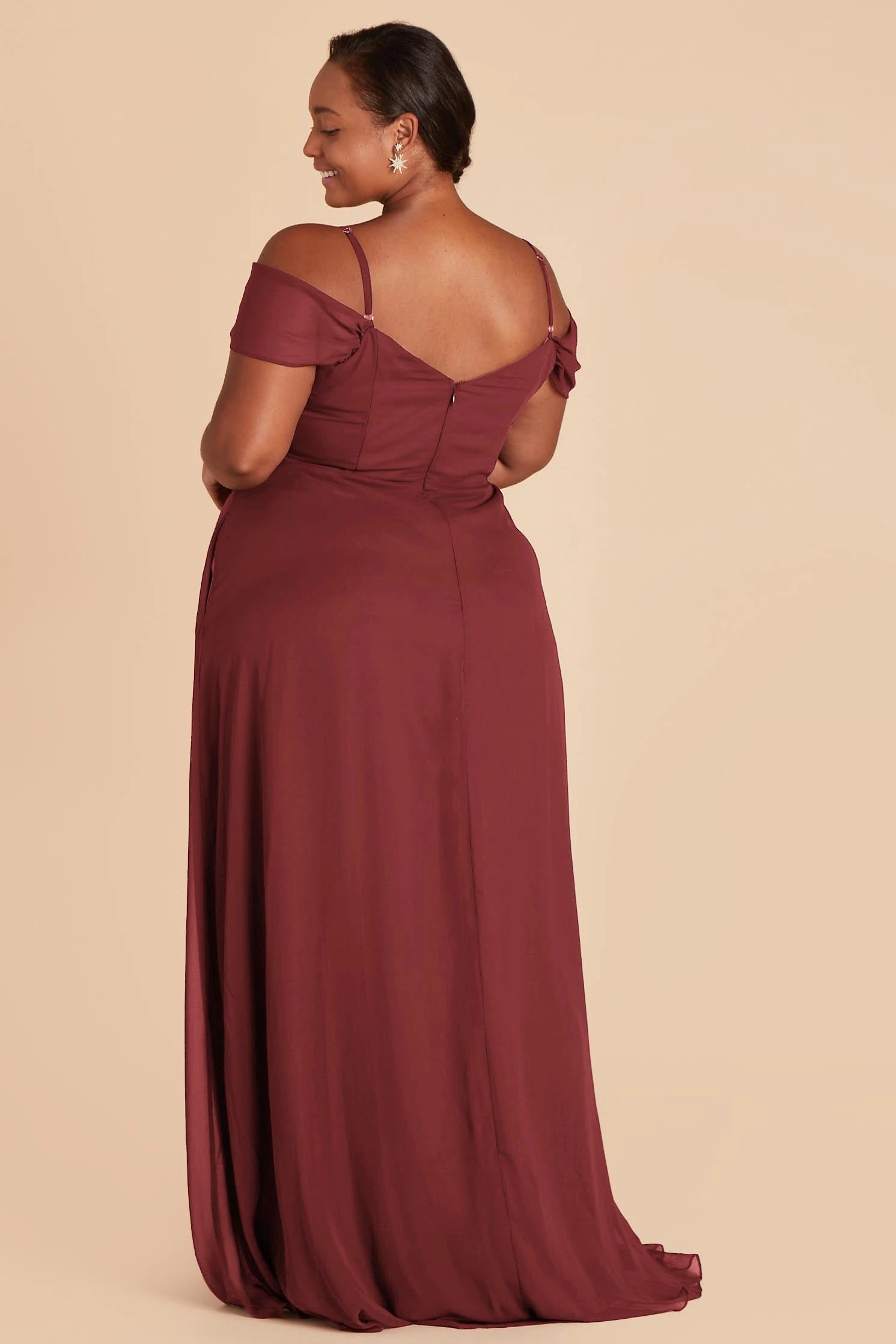 Spence Convertible Dress - Rosewood - Image 15