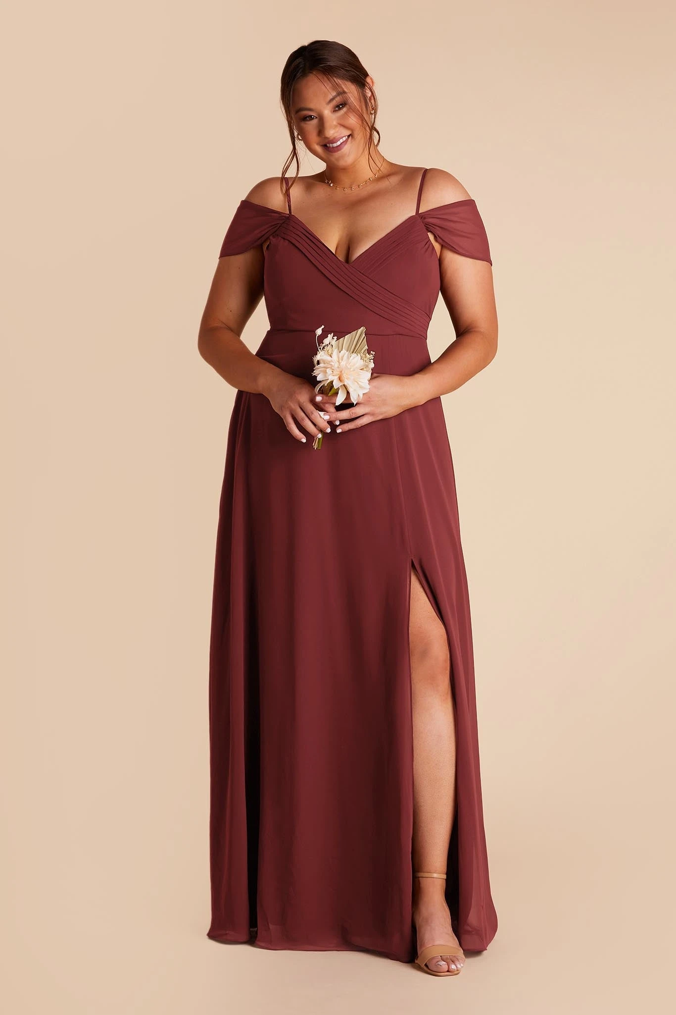 Spence Convertible Dress - Rosewood - Image 10
