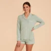 Jonny Long Sleeve Pajama Set - Sage