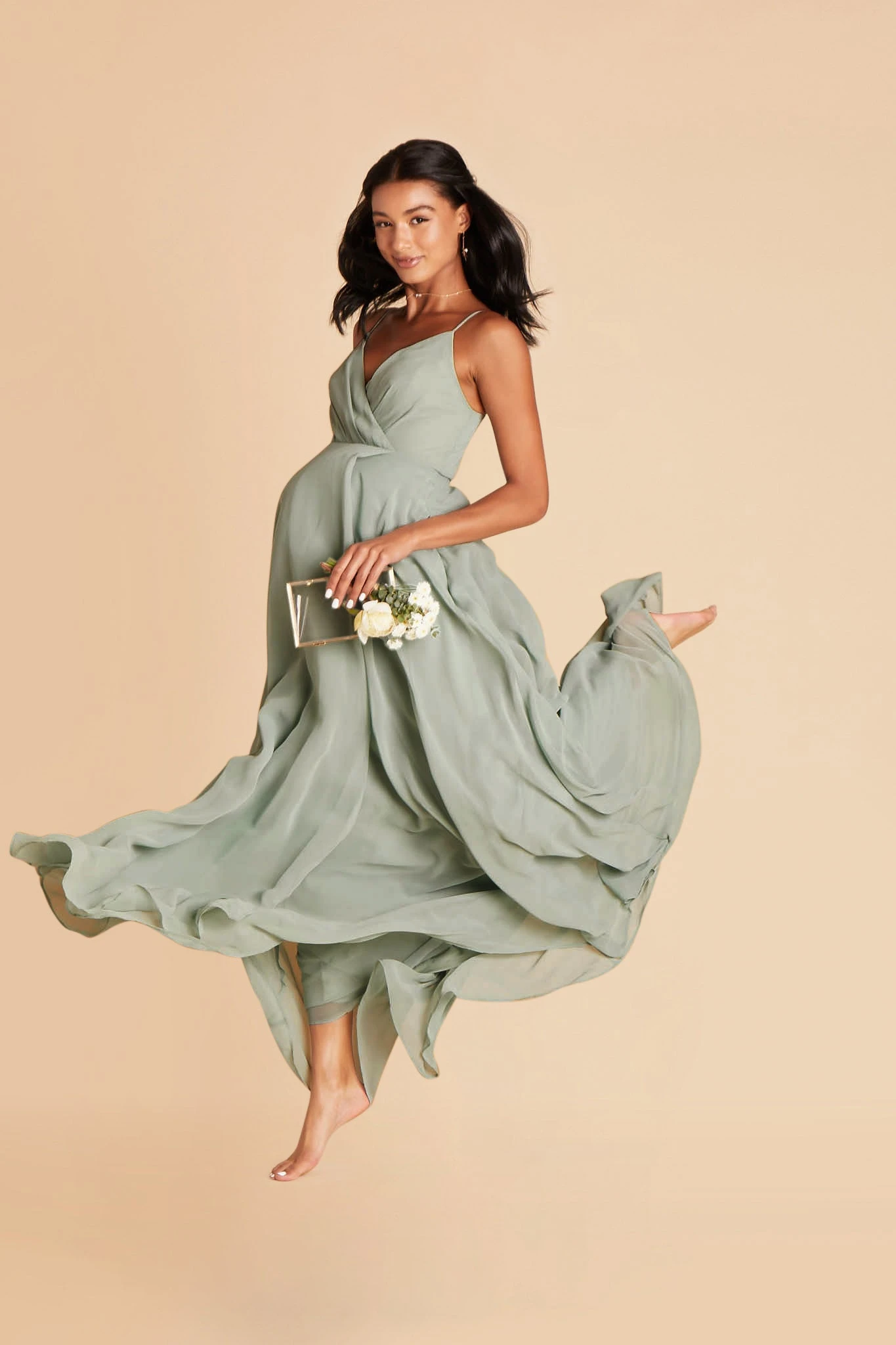 Kaia Dress - Sage - Image 10