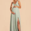 Laurie Empire Dress - Sage