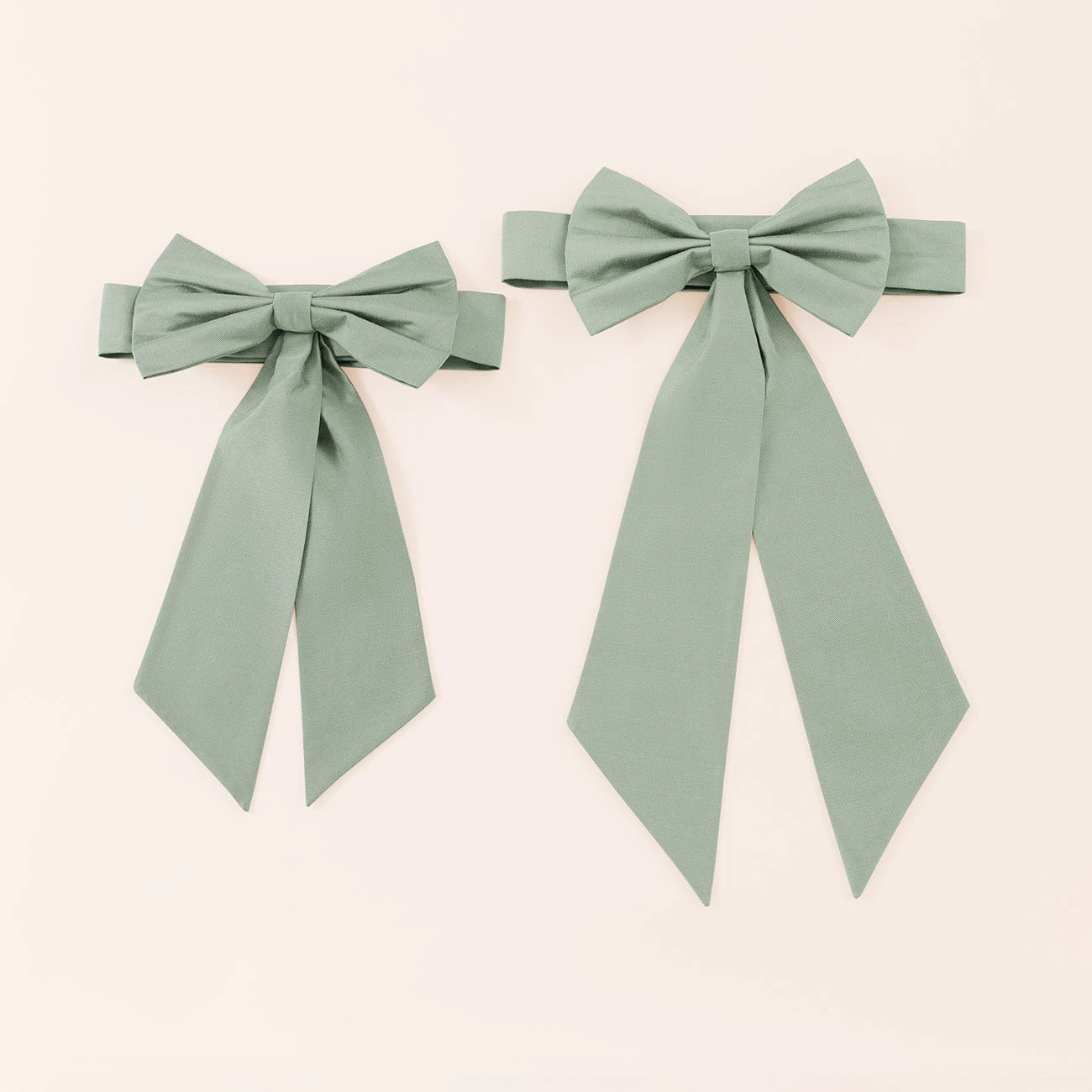 Liz Flower Girl Sash - Sage - Image 3