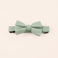 Sadie Dog Bow Tie Collar - Sage