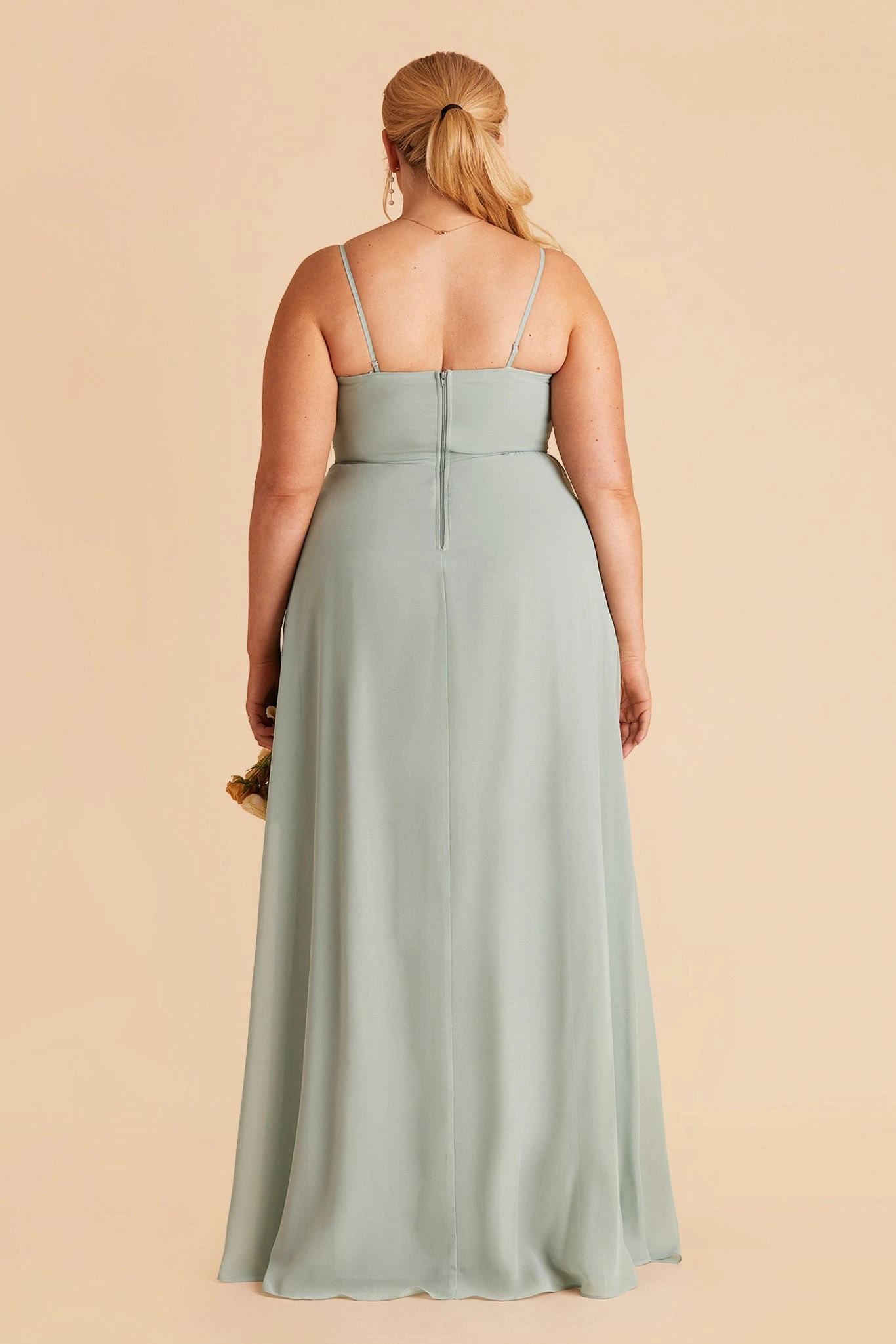 Winnie Convertible Chiffon Dress - Sage - Image 20