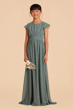 Celine Junior Dress - Sea Glass