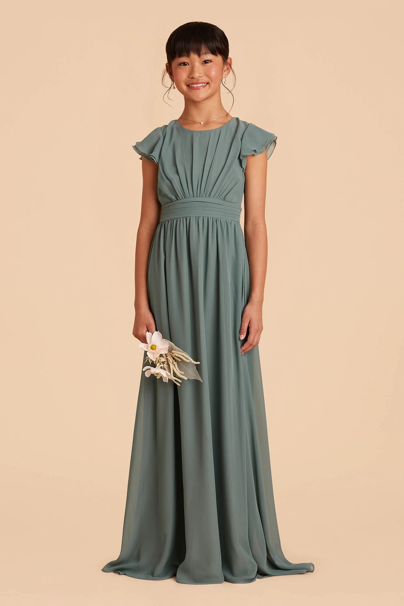 Celine Junior Dress - Sea Glass