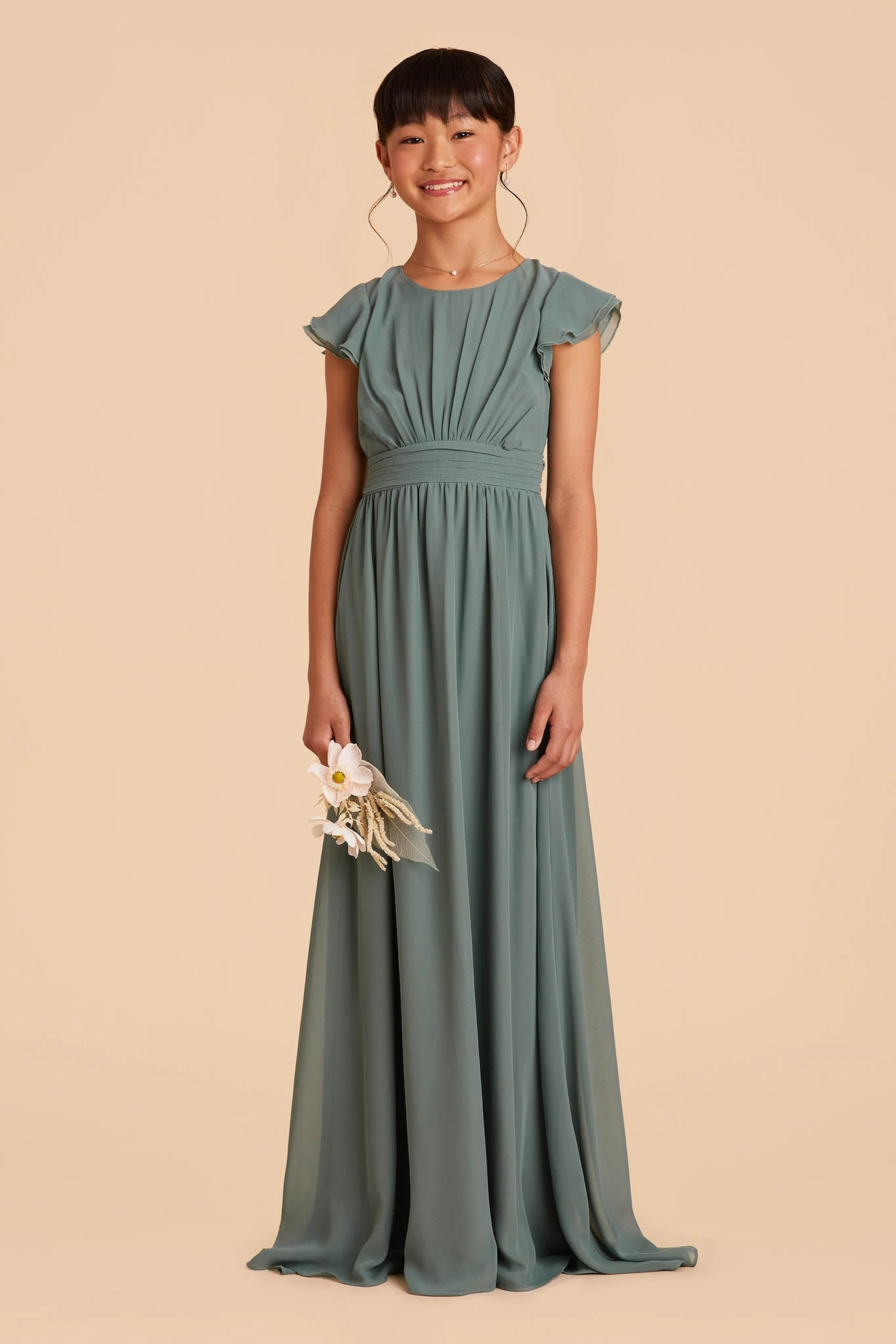 Celine Junior Dress - Sea Glass - Image 4