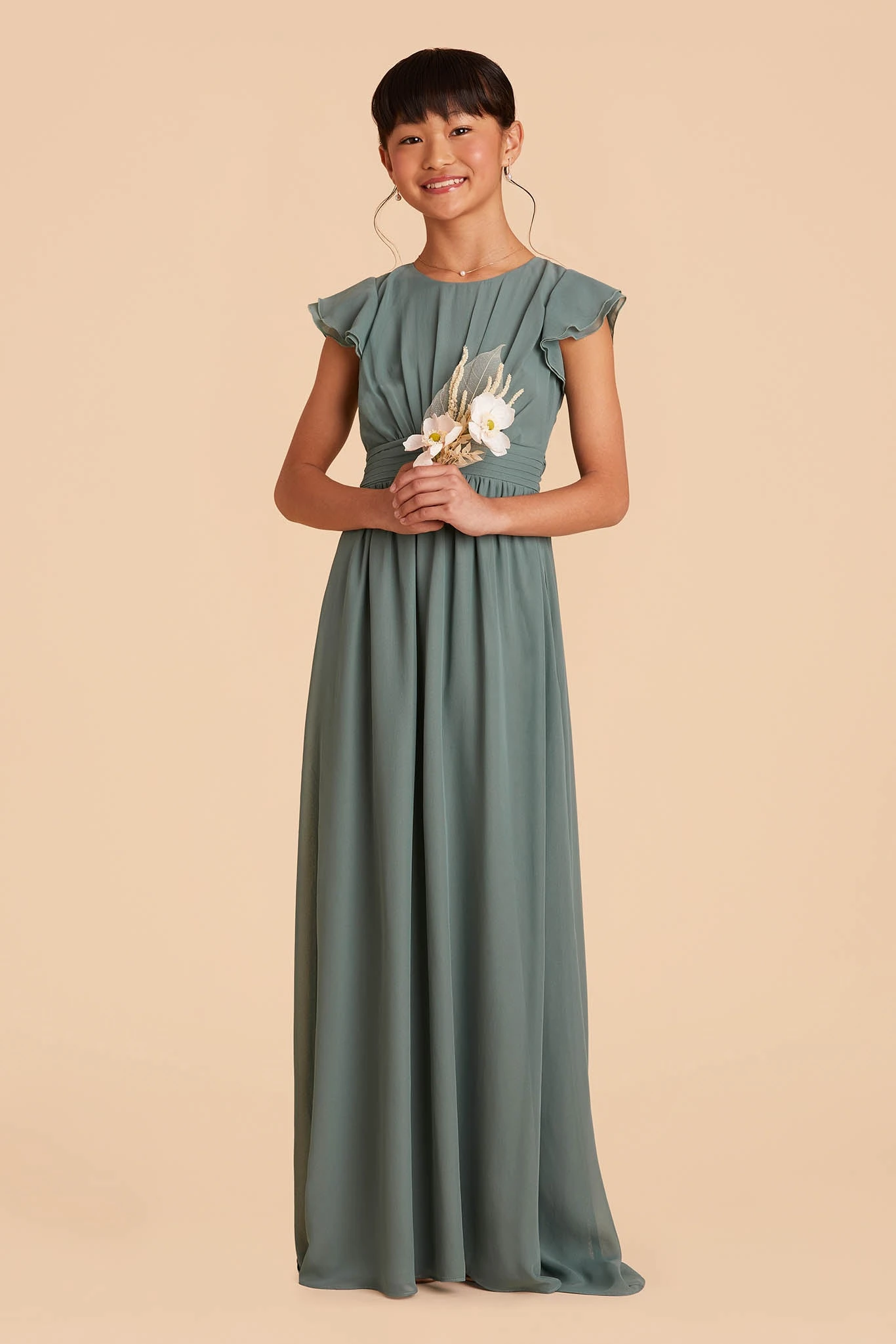 Celine Junior Dress - Sea Glass - Image 5