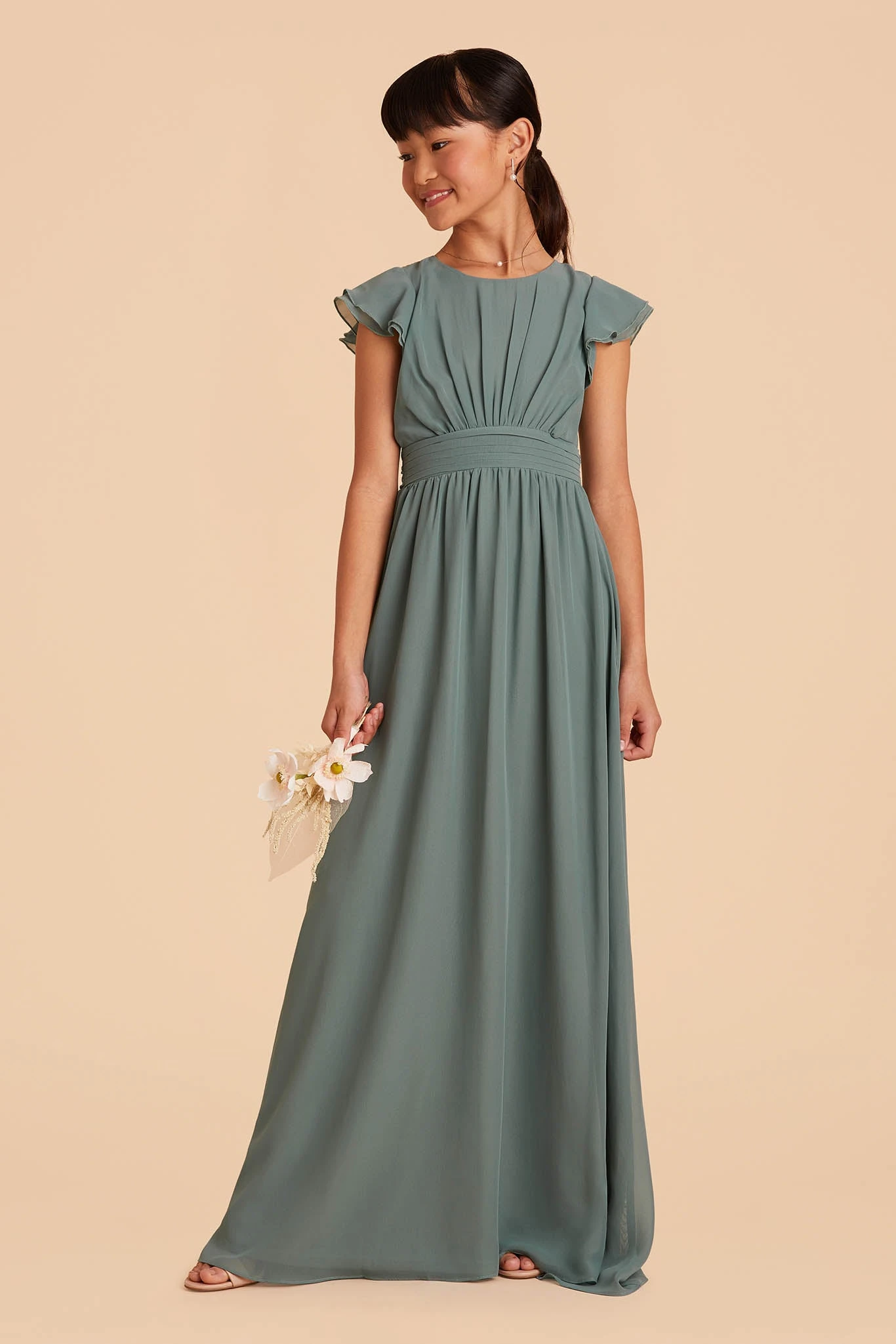 Celine Junior Dress - Sea Glass - Image 3