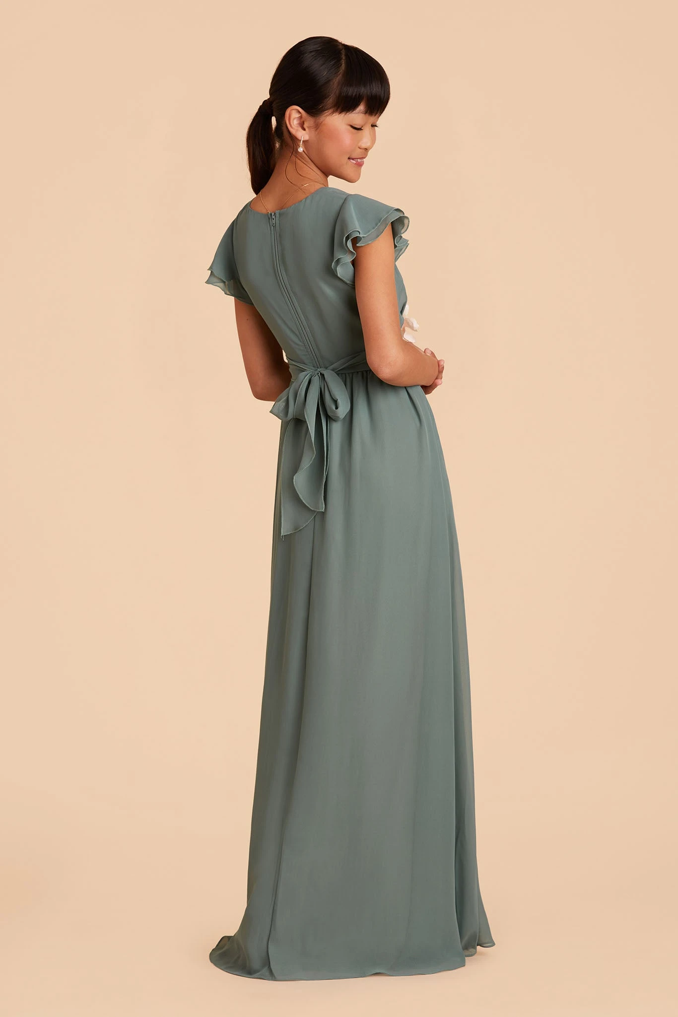 Celine Junior Dress - Sea Glass - Image 2