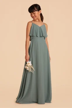 Janie Convertible Junior Dress - Sea Glass