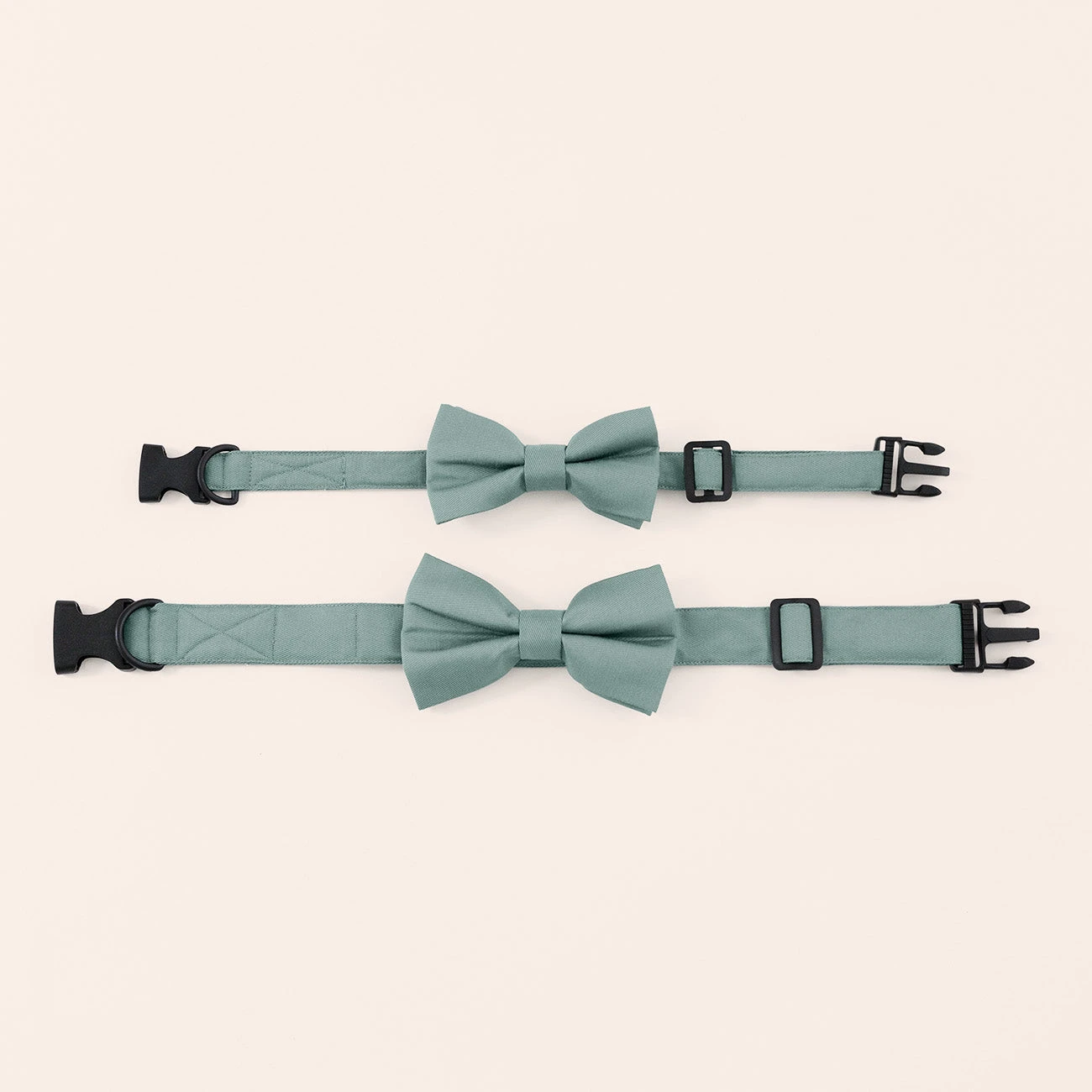 Sadie Dog Bow Tie Collar - Sea Glass - Image 3