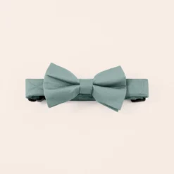 Sadie Dog Bow Tie Collar - Sea Glass