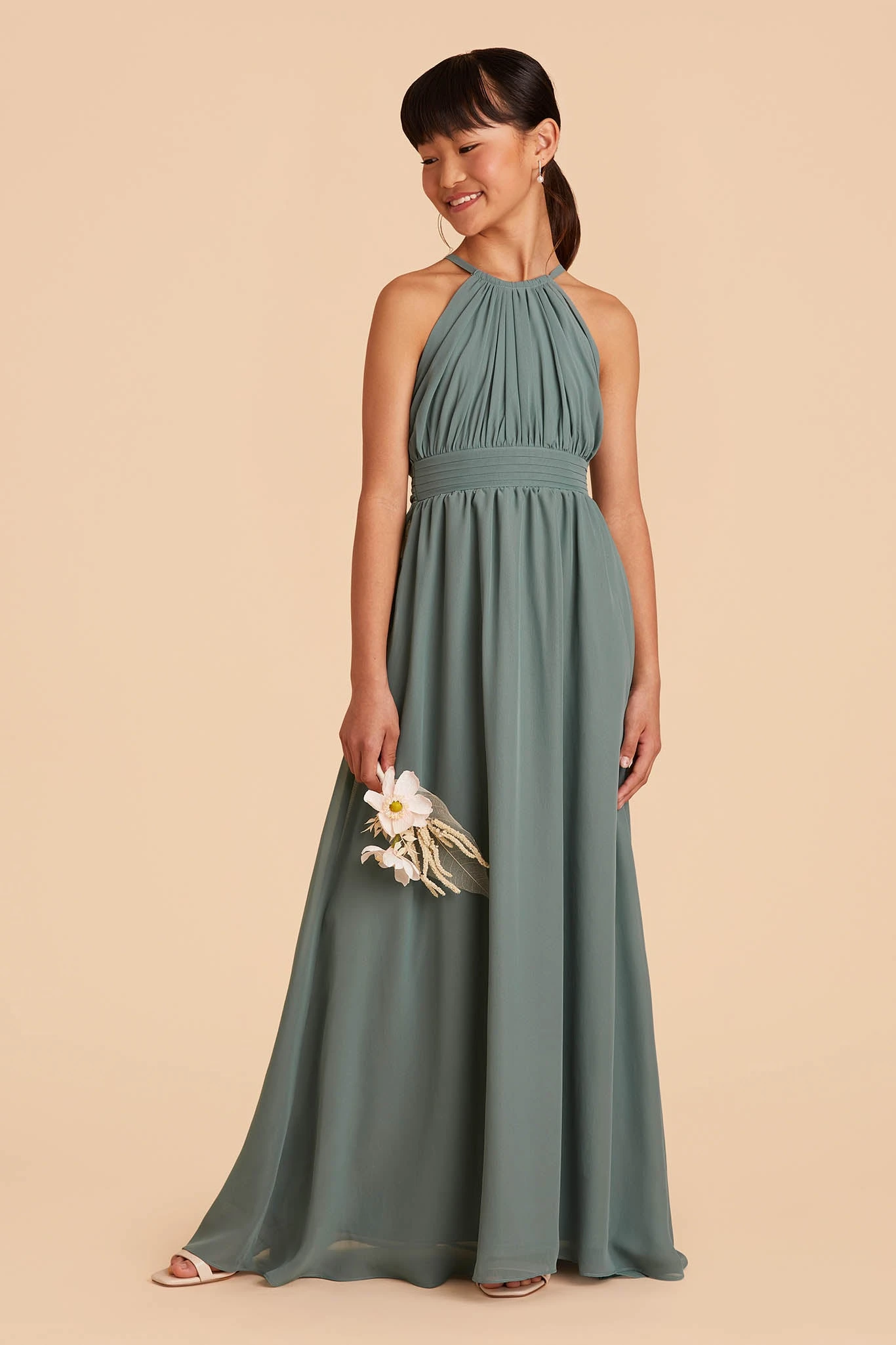 Sienna Junior Dress - Sea Glass - Image 9