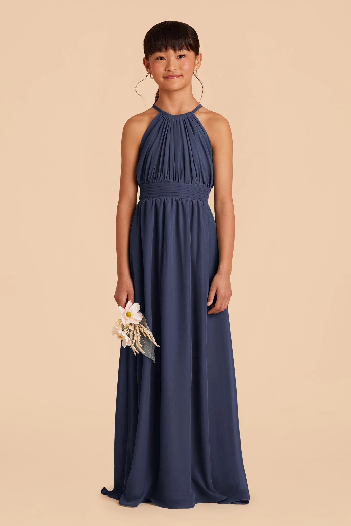 Sienna Junior Dress - Slate Blue - Image 3