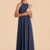 Sienna Junior Dress - Slate Blue