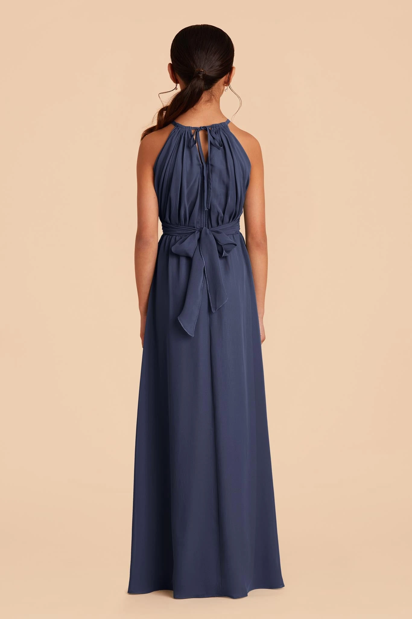 Sienna Junior Dress - Slate Blue - Image 5