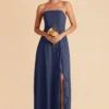 Winnie Convertible Chiffon Dress - Slate Blue
