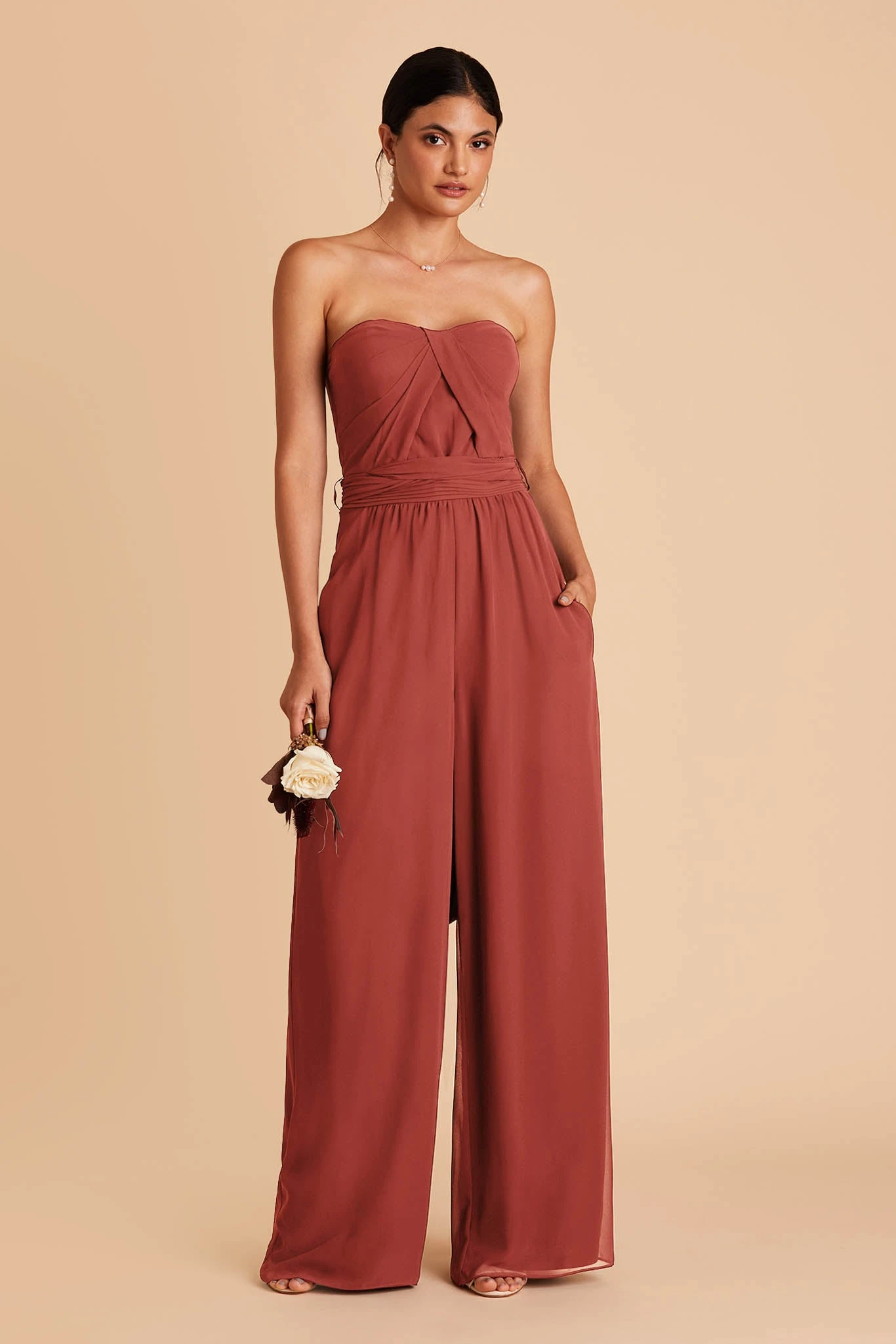 Gigi Convertible Jumpsuit - Spice - Image 3