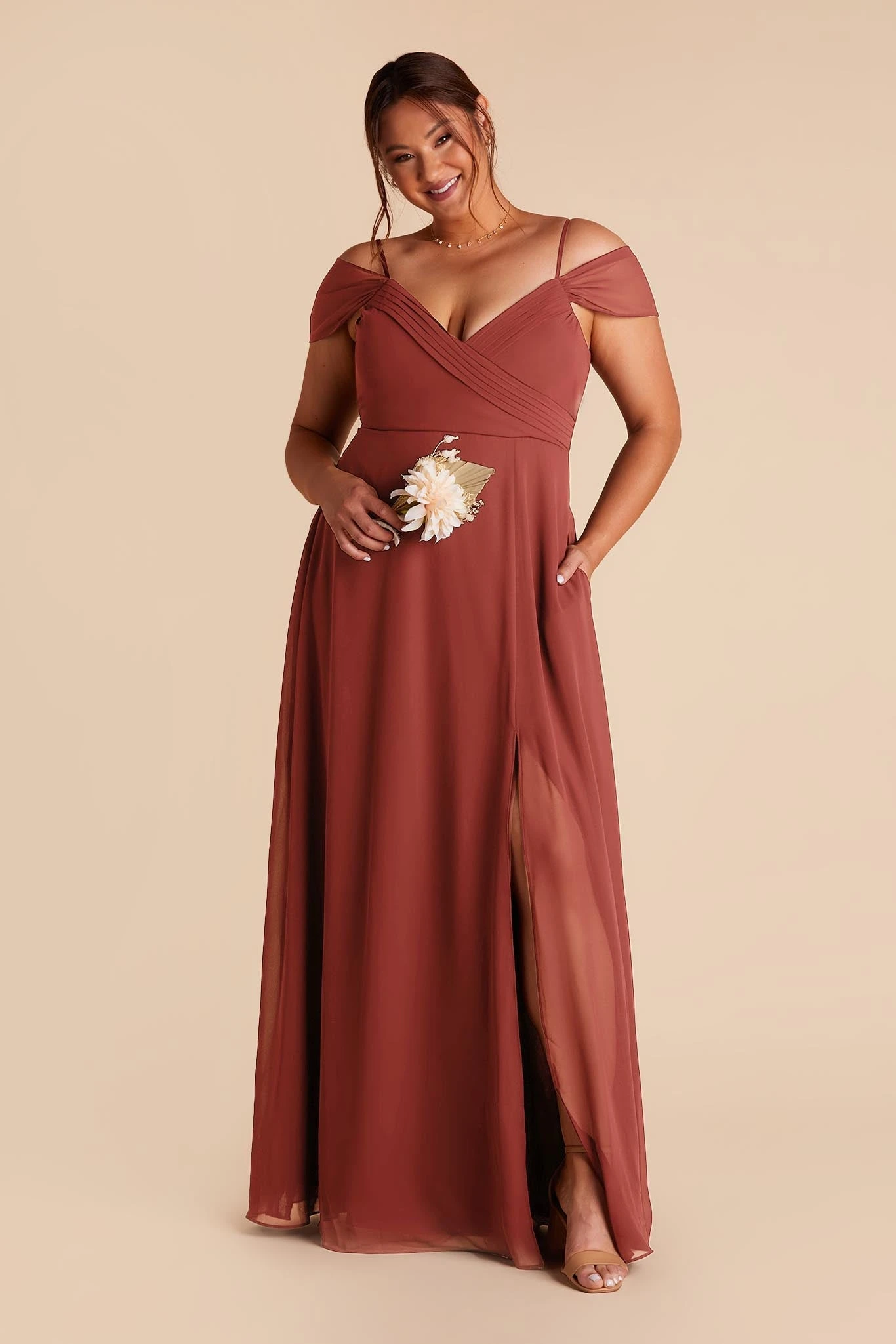 Spence Convertible Dress - Spice - Image 14